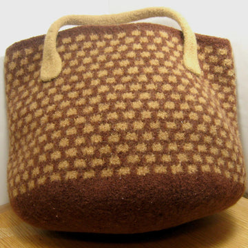 Market Basket Felted Bag