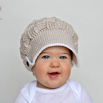 Basket Weave Flapper Newsboy