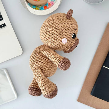 Capybara Amigurumi Crochet Pattern PDF – Capybara Soft Toy, Stuffed Animal Tutorial