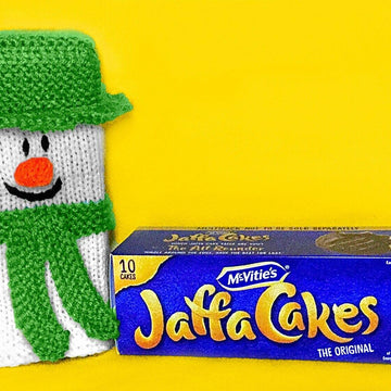 Christmas Snowman Jaffa Cake Box Cover