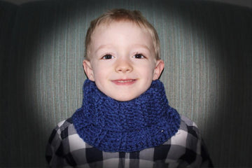 Ribbed cowl pattern