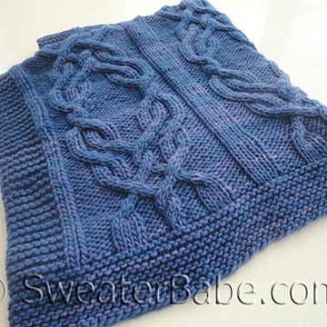 #150 Malabrigo Luxe Cabled Blanket