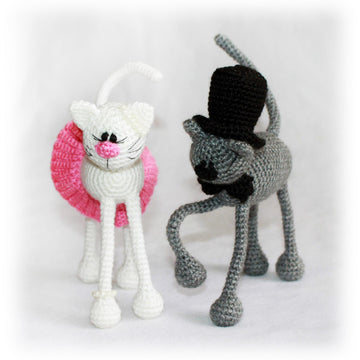 Casper and Katy Cats Crochet Pattern