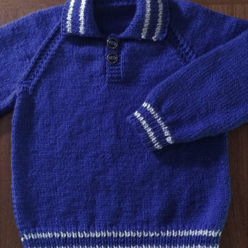 Boys Pullover with Collar in 3 sizes