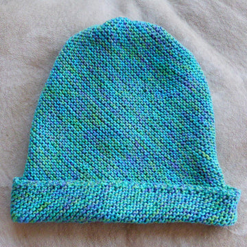 Tammy - 4ply garter stitch beanie