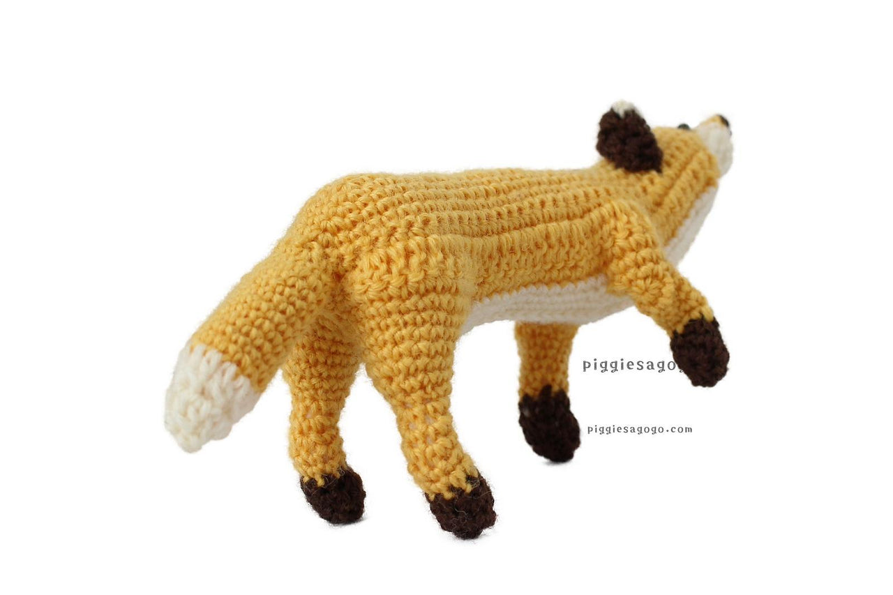 Walking Fox amigurumi きつねのあみぐるみ