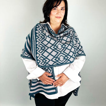 GeoChic crochet cape