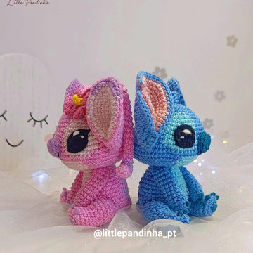 Stitch, Angel & Scrump Crochet Pattern PDF | Amigurumi Plush Toy | Easy Crochet Tutorial