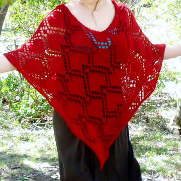 Majestic Queen of Hearts Poncho