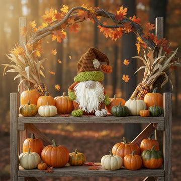 Pumpkin Gardner Gnome Crochet Pattern - 507
