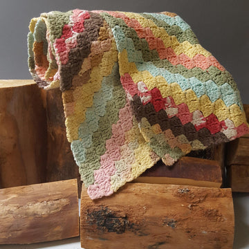 Yarn Scraps Rug