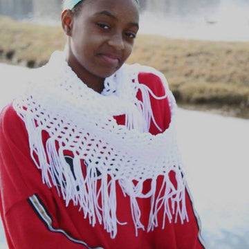 Easy Lacy Infinity Scarf