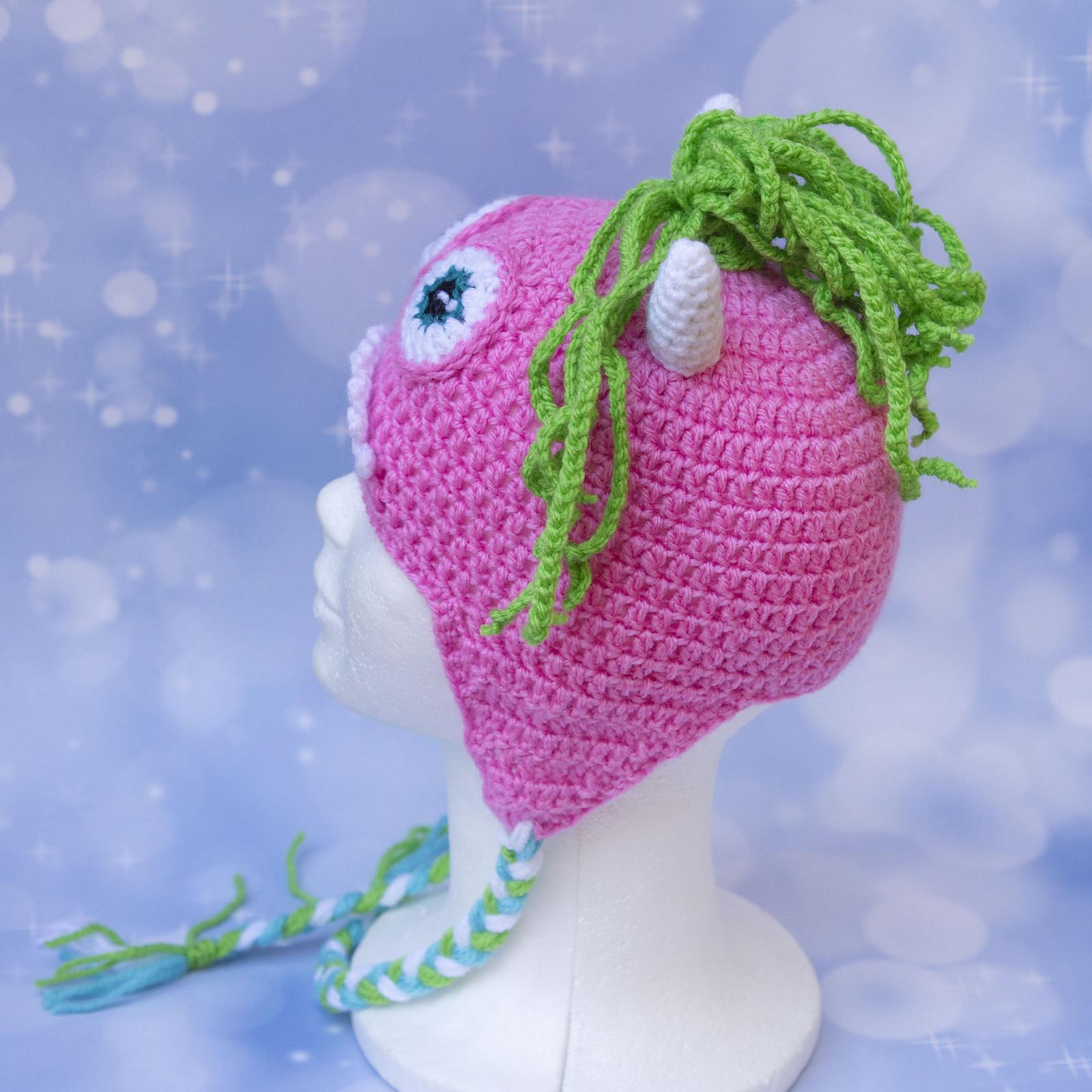 Pink monster Hat