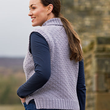Orla Women's Textured Slipover By Sarah Hatton in West Yorkshire Spinners - WYS1000273 - Downloadable PDF