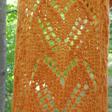 Fall Foliage Lace Scarf