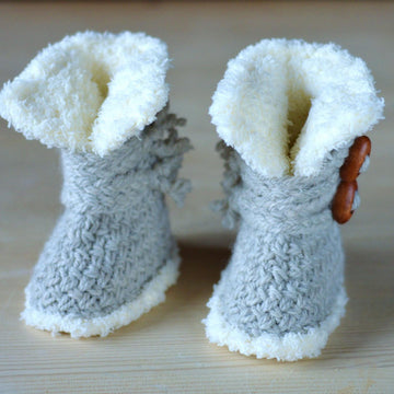 Wicker Stitch Booties
