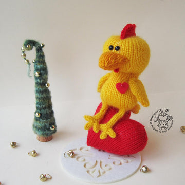 Chick with heart