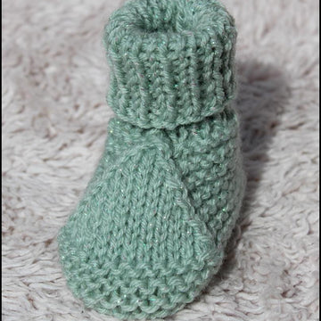 Simple One Piece Cosy Bootees Preemie-2yrs