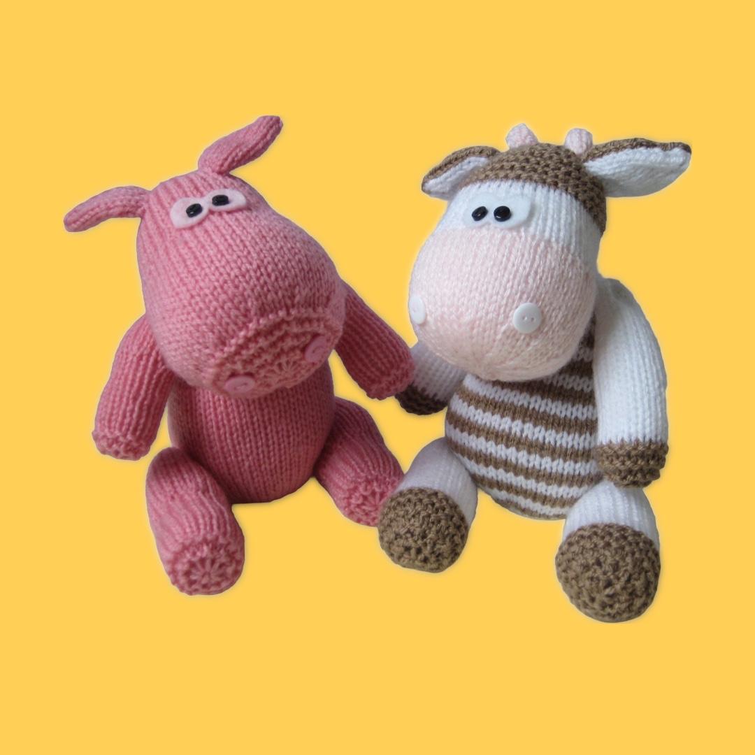 Chutney Cow and Pickles Pig