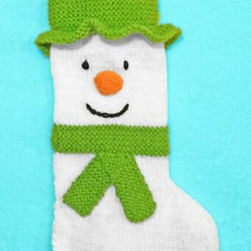 Christmas Snowman Stocking