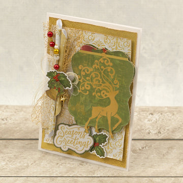 Artdeco Creations Couture Creations Naughty Or Nice Hotfoil Stamp - Prancer 3.3"X2.2"