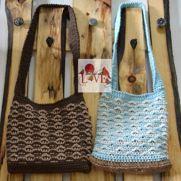 Dotted Line Messenger Bag