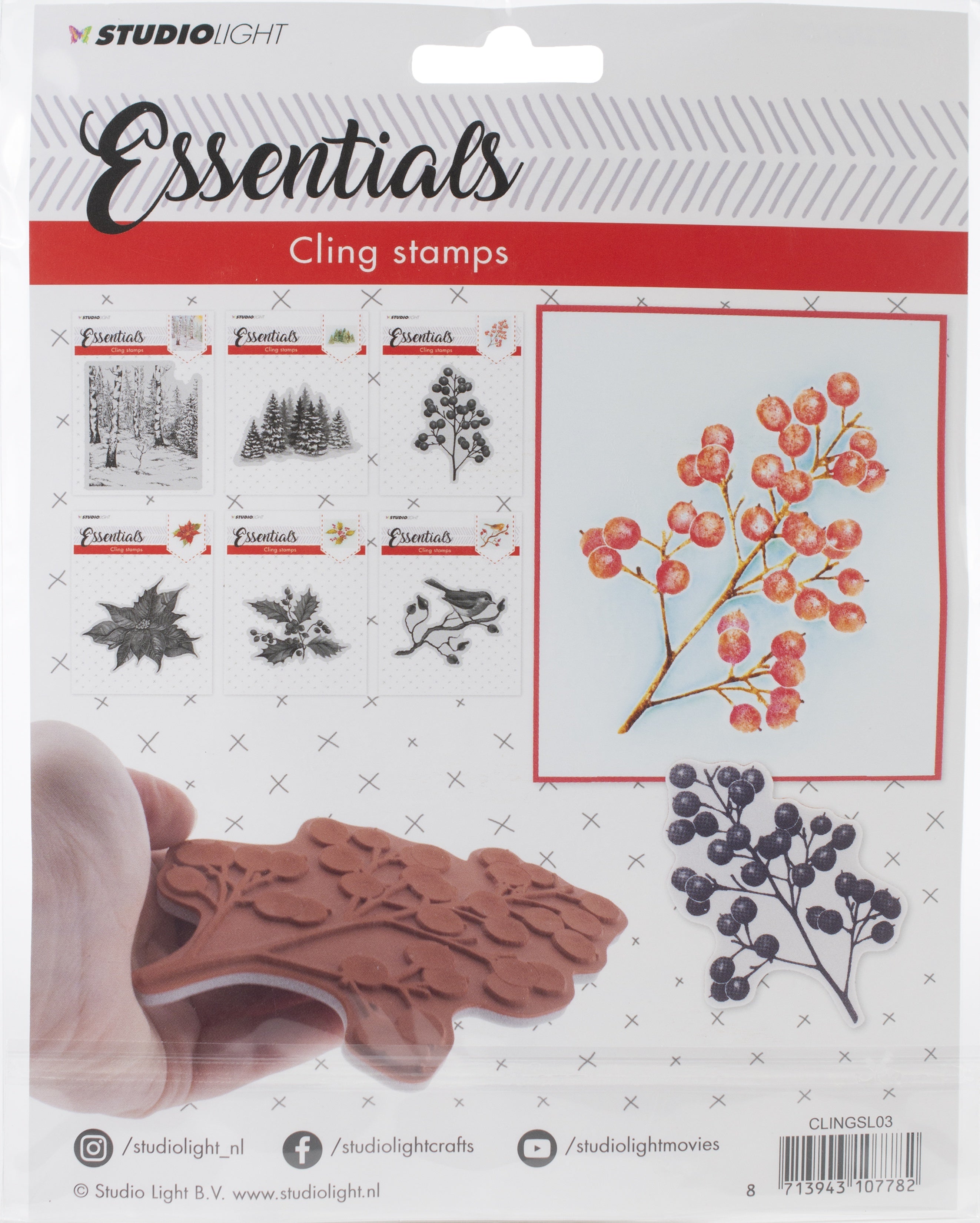 Studio Light Essentials Cling Stamps - 560048