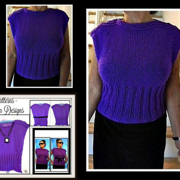 1014- purple sweater