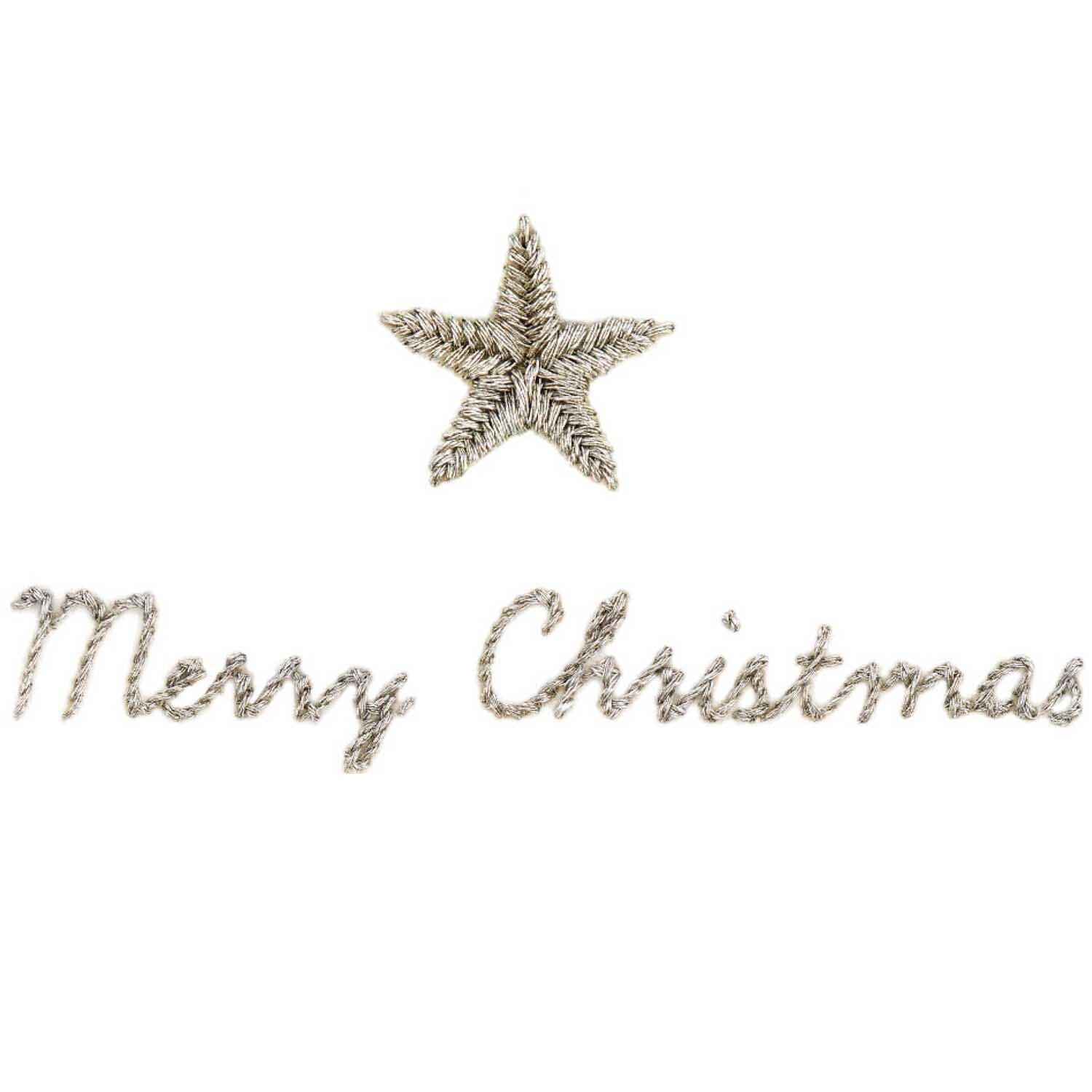 Rico Stick and Stitch Merry Christmas Embroidery Kit