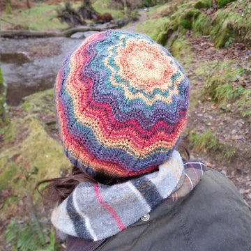 Sock Wool Lace or Stocking Stitch Hat