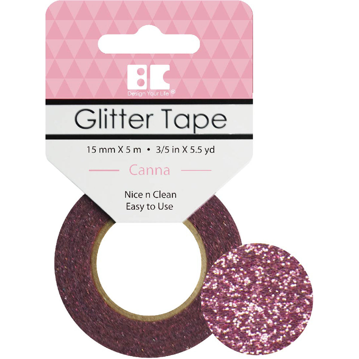 Best Creation Glitter Tape 15mmX5m - Canna
