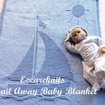 Sail Away Baby Blanket