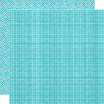 Doodlebug Bella Besties Graph/Dot Double-Sided Cardstock 12"X12" 25/Pkg - Ice