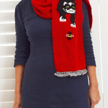 Funky Cat Scarf