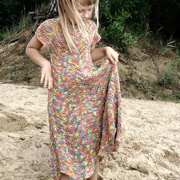 Rainbow Dress For Little Miss