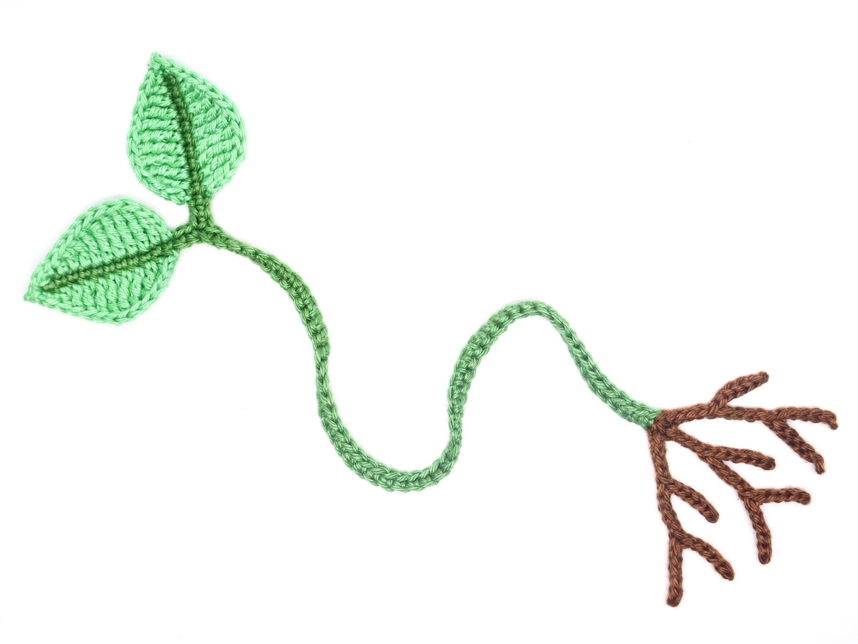 Leaf Bookmark Crochet Pattern