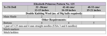 Dewdrop Bodysuit & Hat Knitting Pattern for Dolls 33–53cm | DK | P125 | Elizabeth Primrose Patterns