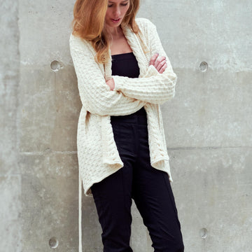 Check Cable Cardigan