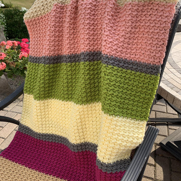 "Colors and Cuddles" Baby Blanket