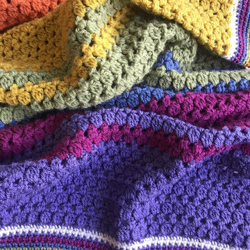 Rainbow Belt Blanket