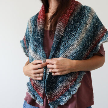 Garter Stitch Half Pi Shawl