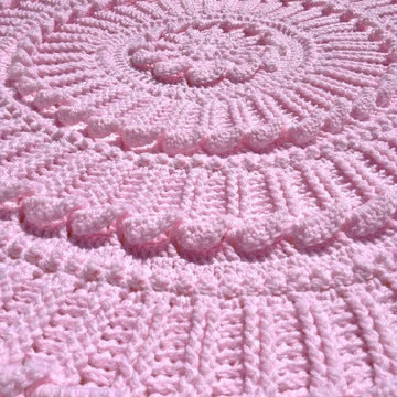 Paris Matelassé Circular Baby Afghan