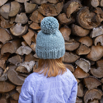 Sweet Sheep Pompom Hat Baby Children Women Toque