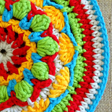 Crochet Mandala Shoulder Bag