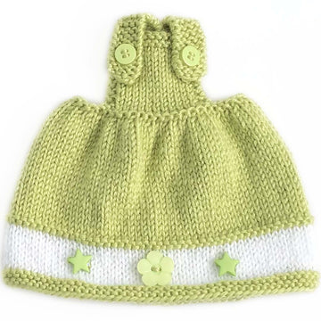 4 dolls dresses knitting pattern 19103