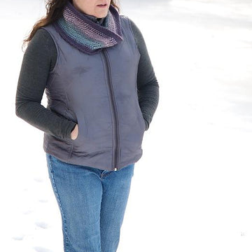 Scrappy Split Stitch Cowl