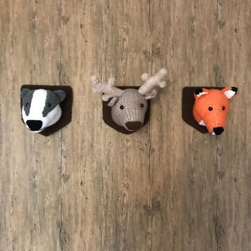 Fox Head Faux Taxidermy