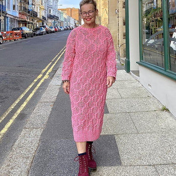 Cabled Trellis Tunic