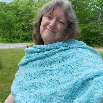Fairy Leaves on the Waves Shawl