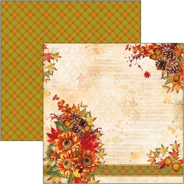 Ciao Bella Double-Sided Cardstock 90lb 12"X12" 12/Pkg - All At Once, Sound Of Autumn